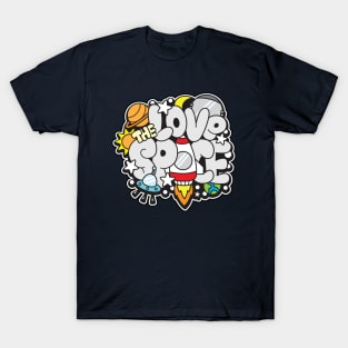 Love the space doodle T-Shirt